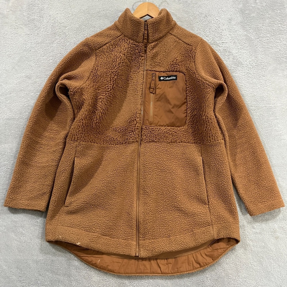 Columbia Brown Fleece Jacket